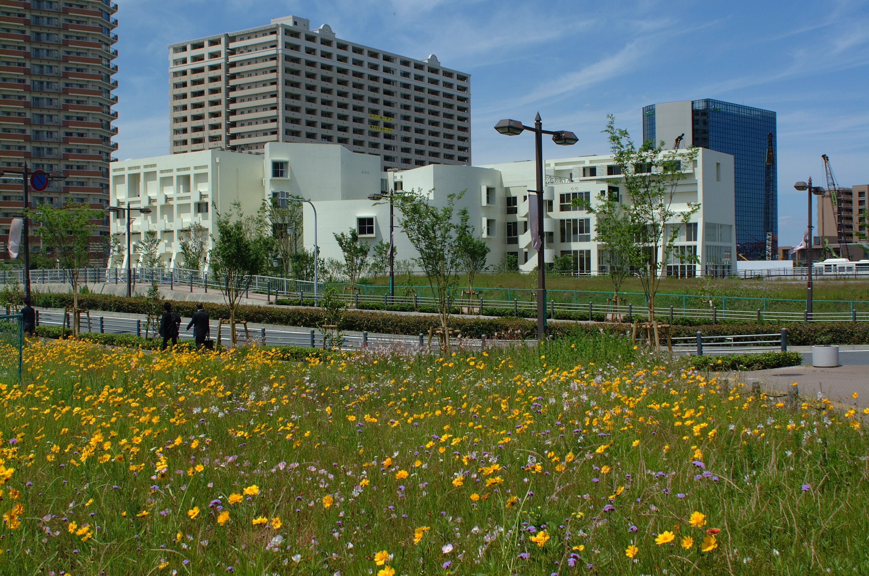 開学当初のキャンパス風景 2007